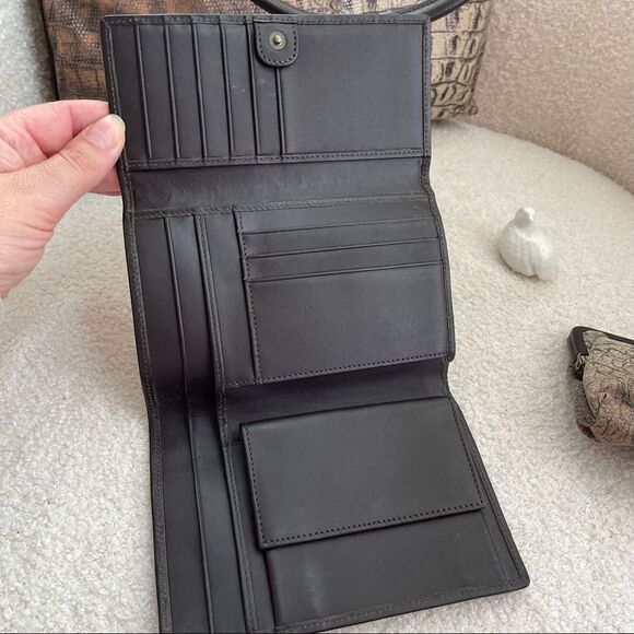 Roberto Cavalli Freedom Animal Print Tri-Fold Wallet - Picture 3 of 16